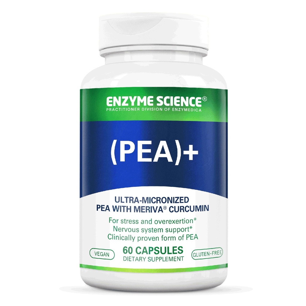 Enzyme Science Pea + Curcumine curcumine curcumine supplémentaire pour le soutien physiologique aide à soutenir les systèmes nerveux, immunitaires et musculaires - 60 capsules