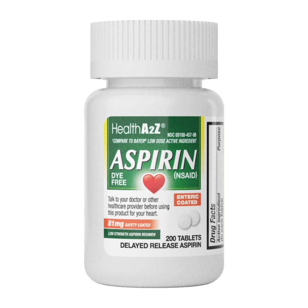 HealthA2Z® Aspirine 81 mg 