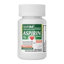 HealthA2Z® Aspirine 81 mg , sans DYE , faible résistance 200 comtes , soulagement de la douleur , réduit les douleurs musculaires mineures et les crampes , réducteur de fièvre , réduit les maux de tête