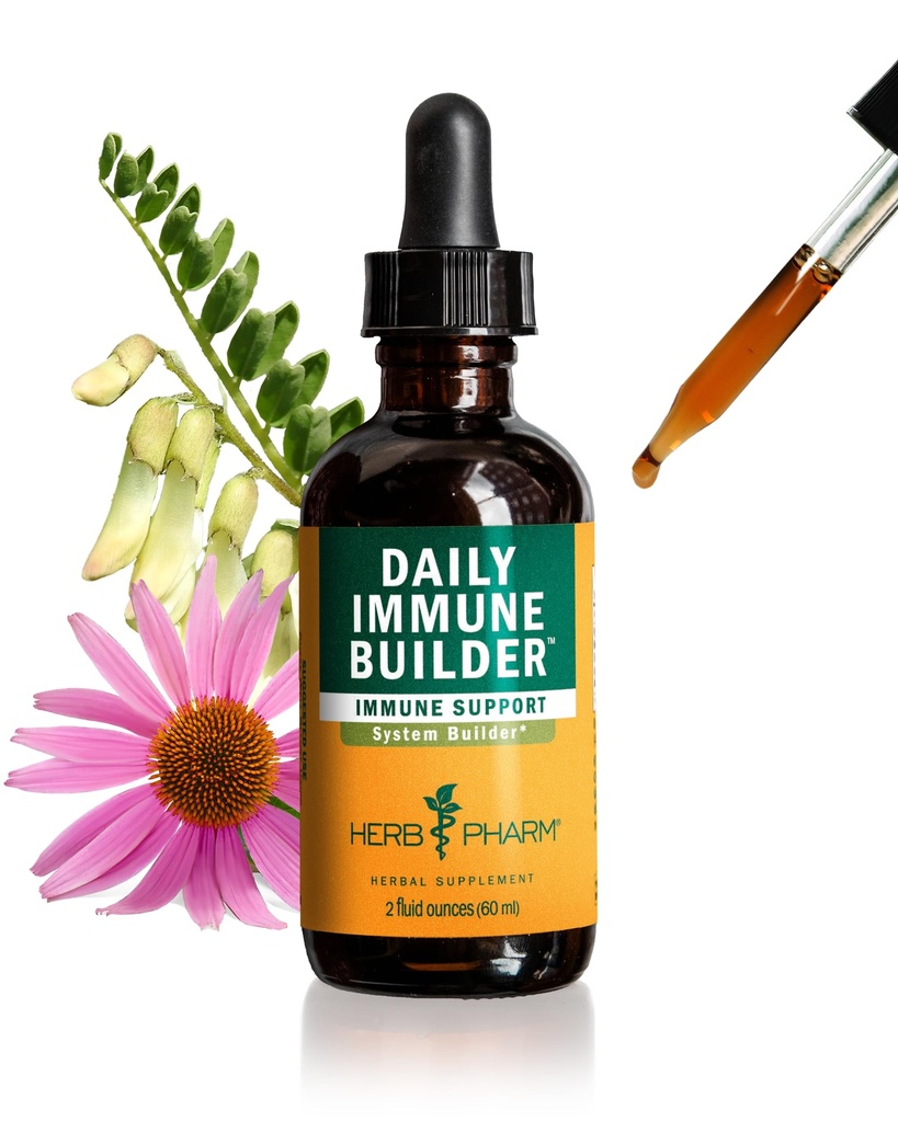 Herb Pharm Daily Immune Builder Herbal Immune System Defense - 2 Once