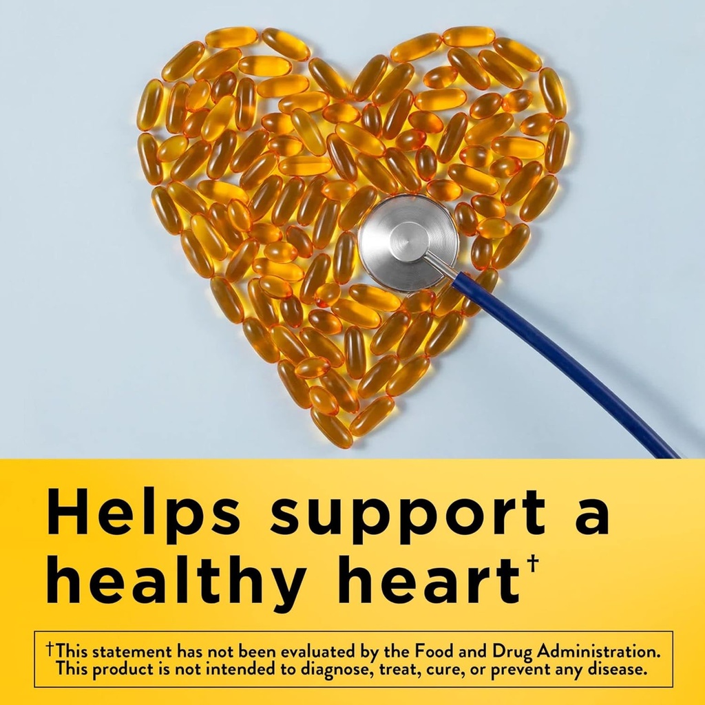 Nature Made Fish Oil Softgels - Omega 3 Supplement voor de gezondheid van het hart, 230 Softgels, 115 Day Supply (pack van 2)