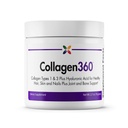 Stop nu met ouder worden - Collageen360 met Hyaluronzuur - Collageen Peptides Powder ter ondersteuning van gezond haar, nagels en huid - helpt verminderen van de verschijning van fijne lijnen en rimpels - Poeder 2,7 Ounces