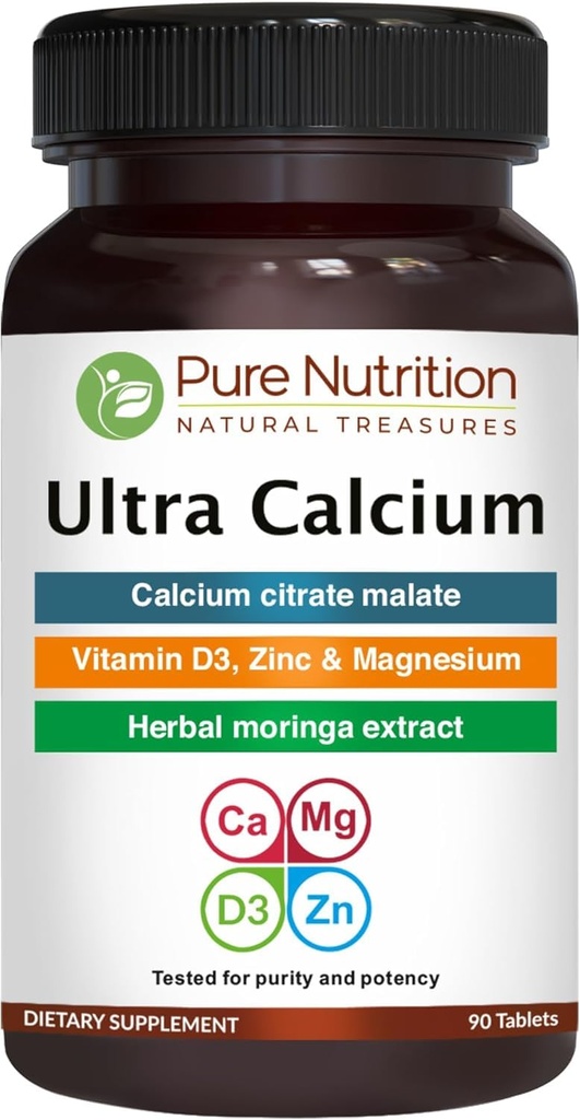 Pure Nutrition Ultra Calcium 1000mg met VIT D3 + K 