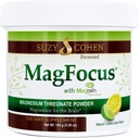 Suzy Cohen MagFocus Magnesium Threonate Powder Dietary Supplement 200mg, Gezond Zenuw, Ondersteuning Cognition, Energie, Bone Health, Stevia, Lemon Flavor, 60 Servers