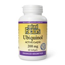 Facteurs naturels Ubiquinol 200 mg - soutient la santé cardiaque et la vitalité naturelle - Supplément de soutien antioxydant avec absorption supérieure - Soutien énergétique avec huile de lin - 60 Softgels (60 portions)