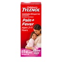 Kinderen Tylenol Orale suspensie Geneeskunde, Liquid geneeskunde van kinderen Pijn Reliever & koorts Reducer voor koude + griep Symptomen, Aspirine-, Ibuprofen- & alcohol- Vrij, Bubble Gum, 4 fl. oz