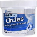 Spenco 2e huidcirkels Verzachtende bescherming voor blisters, Hotspots en huidirritaties, Gel Circles 48-Count