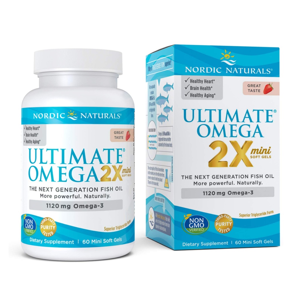 NORDISCHE NATUURLIJKHEDEN Ultimate Omega Minis, 60 CT