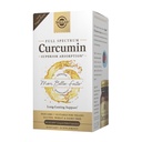 Curcumine de spectre complet de Solgar - 60 LiCaps - Absorption supérieure - Santé cérébrale, articulaire et immunitaire - Non-OGM, végétalien, sans gluten, sans lait - 60 portions