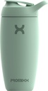 Promixx Pursuit Shaker Bottle Geïsoleerde roestvrij stalen waterfles en shaker Cup, 18oz, Seagrass Green