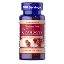 Puritan's Pride Premium Cranberry Fruit Concentrate 252mg (12600mg équivalent) avec les vitamines C et E, supplément alimentaire pour le système immunitaire support, 100 softgels à libération rapide