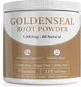 Golden Seal Powder - Golden Seal Powder for Sinus - Goldenseal - Echinacea Goldenseal - Goldenseal Root - Golden Seal - Goldenseal Root Powder Organic - 1.000mg per Serving - 115 Servings