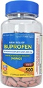 Rite Aid Pharmacie Ibuprofène 200 mg - 500 Caplets bruns enduits - Réducteur de la douleur et de la fièvre - Soulagement de la migraine - Soulagement du dos - Arthrite Pilules de soulagement de la douleur - Tueur de douleur