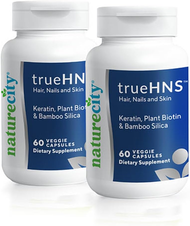 NatureCity True-HNS Hair Nails en Skin Cynatine Keratine en Plant Based Biotin Vitamine Supplement 