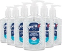 Germ-X Advanced Hand Sanitizer, Niet-drogende Moisturizing Clear Gel, Instant and No Rinse Formula, Terug naar School Supplies College, Pump Bottle, 8 Fl Oz (pakket van 6)