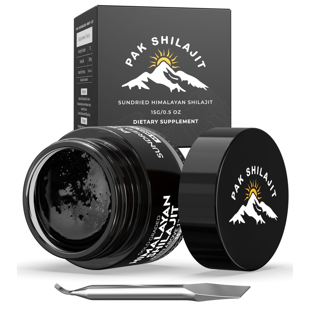 Pure Himalaya Shilajit Resin 45 dagen Zon gedroogd en goud gegradueerd Shilajit boven 17000FT 