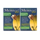 Wellgenix Menocet Plus Soutien à la ménopause - Supplément à la ménopause tout-en-un - Soins quotidiens aux femmes - Flashs chauds, Sueurs nocturnes, Swings d'humeur et irritabilité - 30 comprimés (paquet de 2)