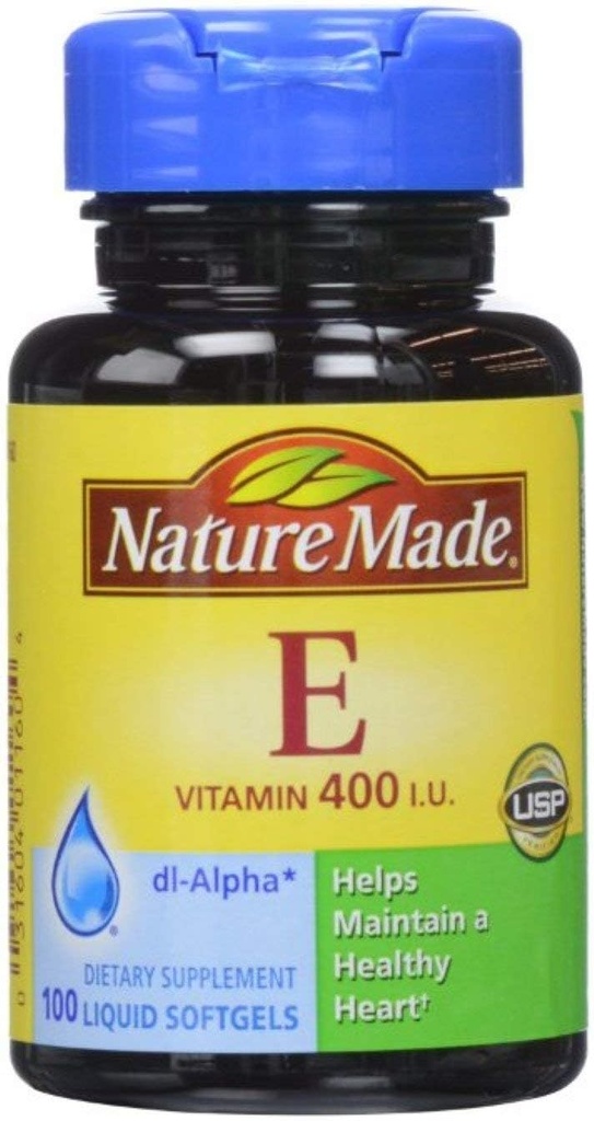 Nature Made dl-Alpha Vitamine E 400 IE Softgels 100 ee (verpakking van 4)
