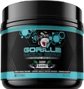 Gorilla Mind Essential Amino Acids to Support Muscle Building, Enhanced Recovery, and Protein Synthesis, Use Before, Tijdens, of Na uw training, 492 Gram (Cherry Blackout)