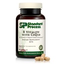Standaardproces B vitaliteit met Coq10 - Cellular Health Supplement met Biotine, Vitamine B12 & Folaat - Veganistisch, Glutenvrij en niet-Dairy - 90 Capsules (30 porties)