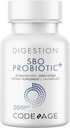 Codeage SBO Probiotica 50 Miljard CFUs, Multi Strain Bodemgebaseerde Organismen, Travel Shelf Stable Probiotic Supplement, Organic Fermented Botanical Blend & Prebiotic, 7-Day Formula, 14 Capsules