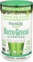 MacroLife Naturals Macro Greens Poudre 38 Superfood Probiotique Enzyme antioxydant et supplément à base de plantes Immunity Energy Cleanse - Non-OGM végétalien sans gluten sans lait - 60 portions