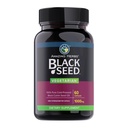 Amazing Herbs Black Seed Oil Capsules - Black Seed Oil Pills, Black Cumin Seed Oil Capsules, Supplément Nigella Sativa pressé à froid, Black Seed Oil, Non OGM, 100% Pure - 60 Capsules végétariennes, 1000 mg