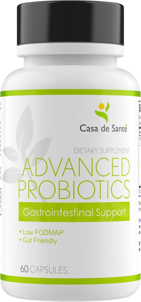 Casa de Sante Advanced Probiotic Supplement for Menopauze & Perimenopause Women- Supports Hormone Balance, Hot Flashes, Night Sweats, Gut Health, Bloating Relief, Sleep MD/PhD Microbiome Ondersteuning