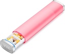 Organisateur de petites pilules de voyage, Pill Box portable de 7 jours, Cas de pilule de preuve d'humidité, Organisateur hebdomadaire de pilules Voyage, Organisateur de médicaments pour les vitamines, Suppléments