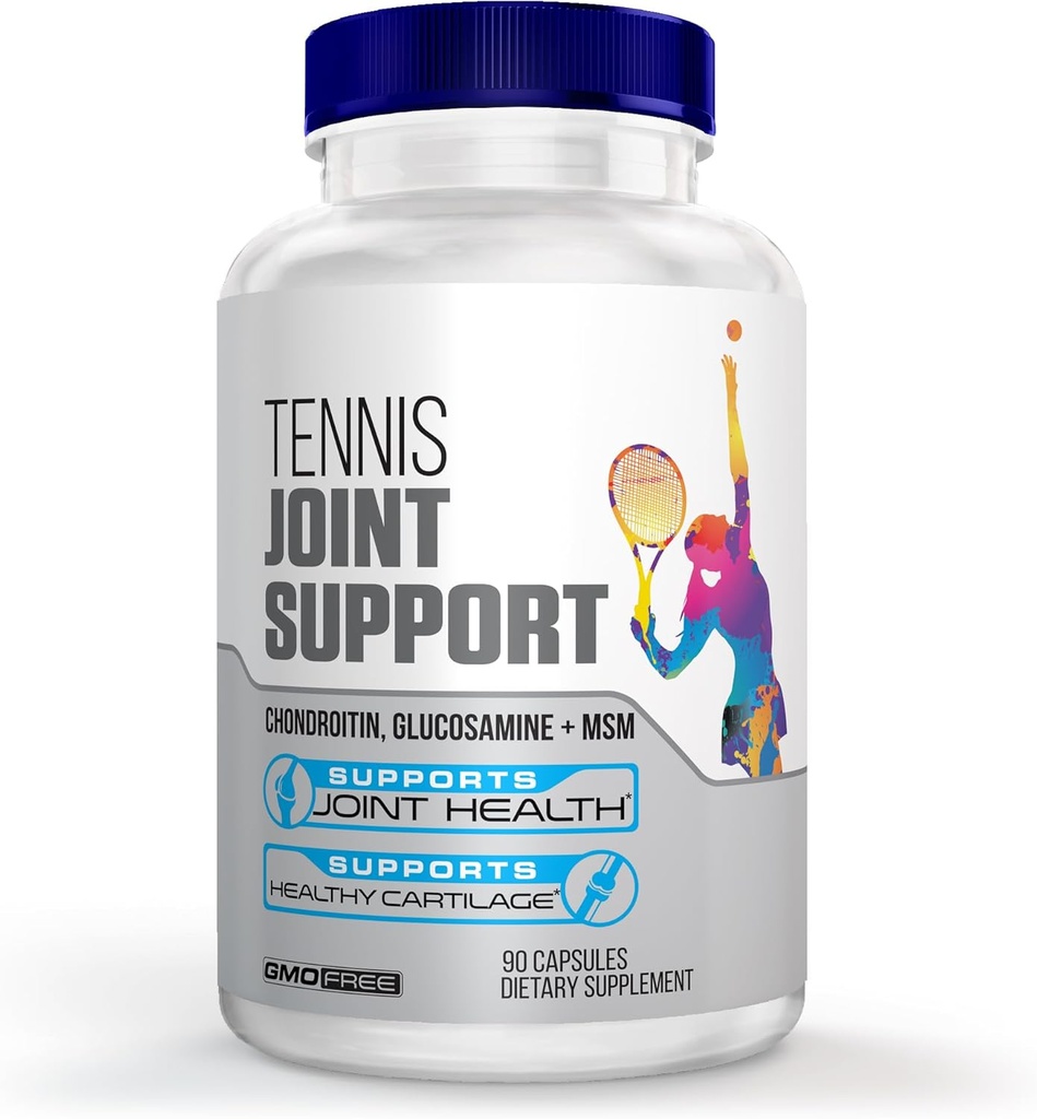 Tennis Joint Support Supplement - Gezonde knieën, rug, cartilage, & joints 