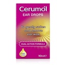 Dubbele actie oordruppels, 10ml, zachte formule, helpt verlichten symptomen van oor was, zachte oorwas, Dropper inbegrepen