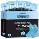 Under Eye Patches (8 Pairs), Hyaluronic Acid Eye Masks for Dark Circles Puffy Eyes Undereye Bags, Collagen Eye Patches for Wrinkles and Hydrate, Skin Care Gift for Her