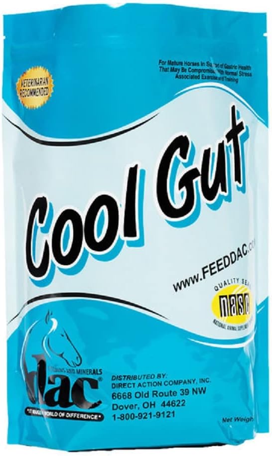 DAC Cool Gut 5 lb volwassen paard ondersteunt maagmaag pH gezondheid Bowel lagen supplement