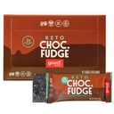 Goed! Snacks Chocolate Fudge Keto Proteïne Bar, Vegan, Soy & Glutenvrij, Low Sugar Meal Vervanging, 11 g hoog eiwit, natuurlijke gezonde snack, voor atleten en actieve levensstijlen, 3g Net Carbs, 12 Bars