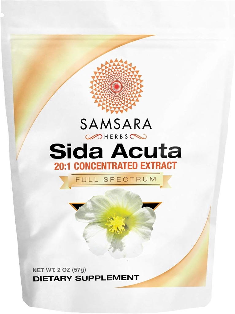 Samsara Kruiden SIDA Acuta Extract (2oz/57g) 20:1 Geconcentreerd Extract Poeder