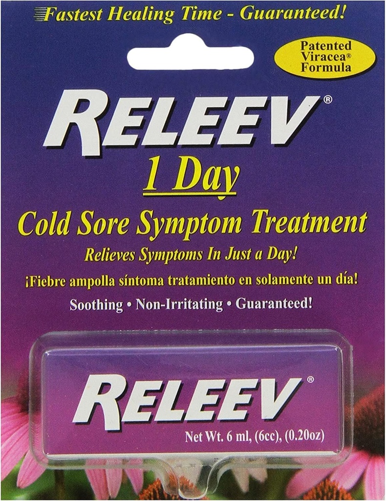 Releev 1 dag koude Symptoombehandeling, 6 ml (0,20 oz)