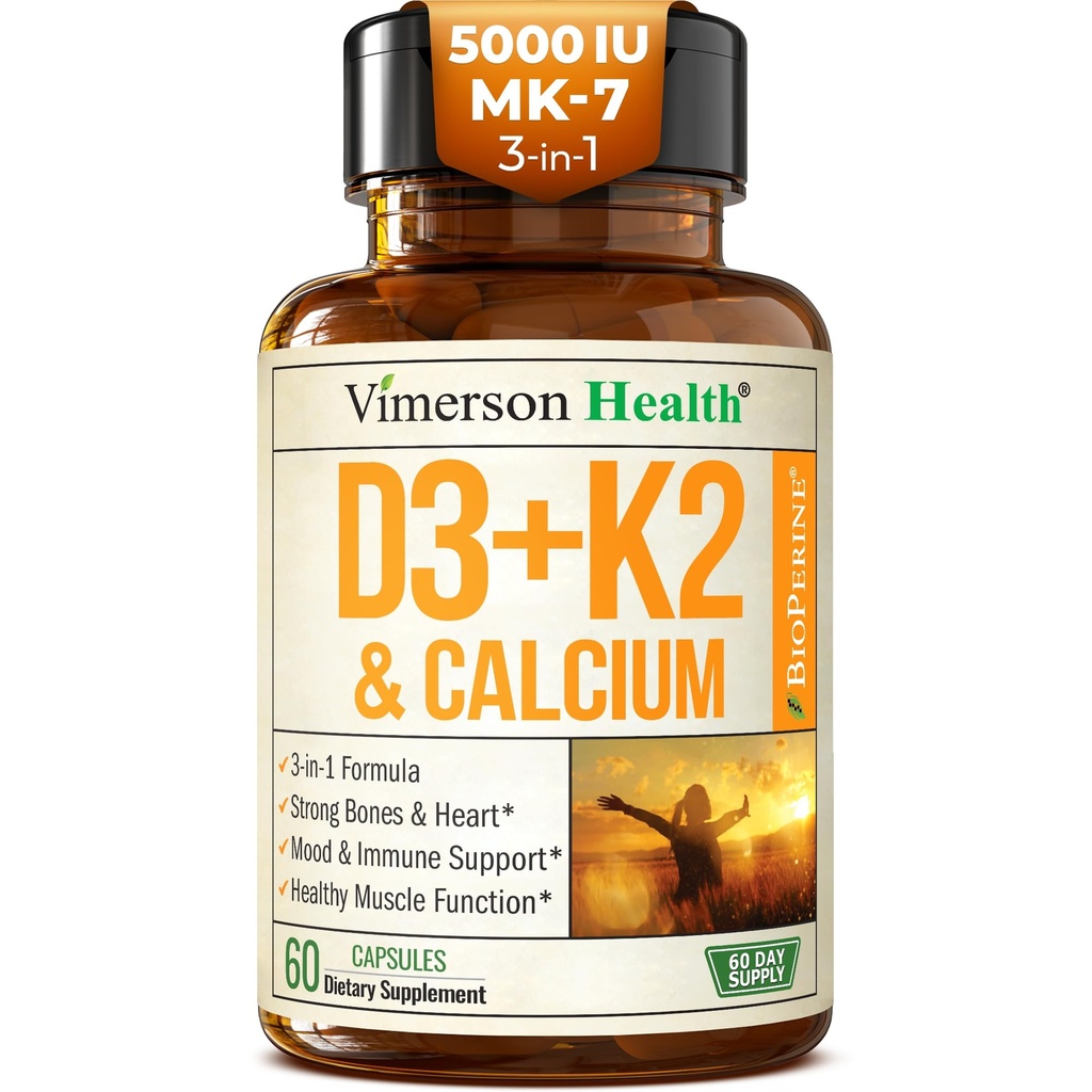 Vitamine D3 K2 Supplement 