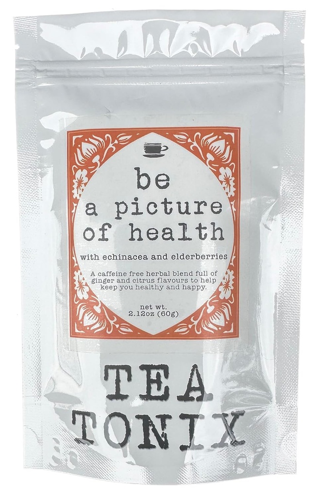 Soyez une image de la santé Thé avec Echinacea, Elderberry et Ginger 60g (2.12oz) - pour une meilleure santé et pour vous aider à passer la saison froide