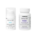 Skinuva® Scar (0,5 oz) & Bruise (14 capsules) - Geavanceerde Silicone Cream Geformuleerd met groeifactoren en Homeopathische Bruise Remedie Geformuleerd met Arnica, Bromelain & Zink