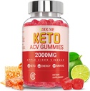 Keto Acv Gummies - Apple Cider Vinegar Gummies Diet Supplement voor mannen Vrouwen - met granaatappel Beet Sap Poeder - 60 Veganistisch