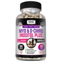 Kaya Naturals Myo & D-Chiro Inositol Plus ondersteuning voor vrouwen, vitamine B8-60 capsules
