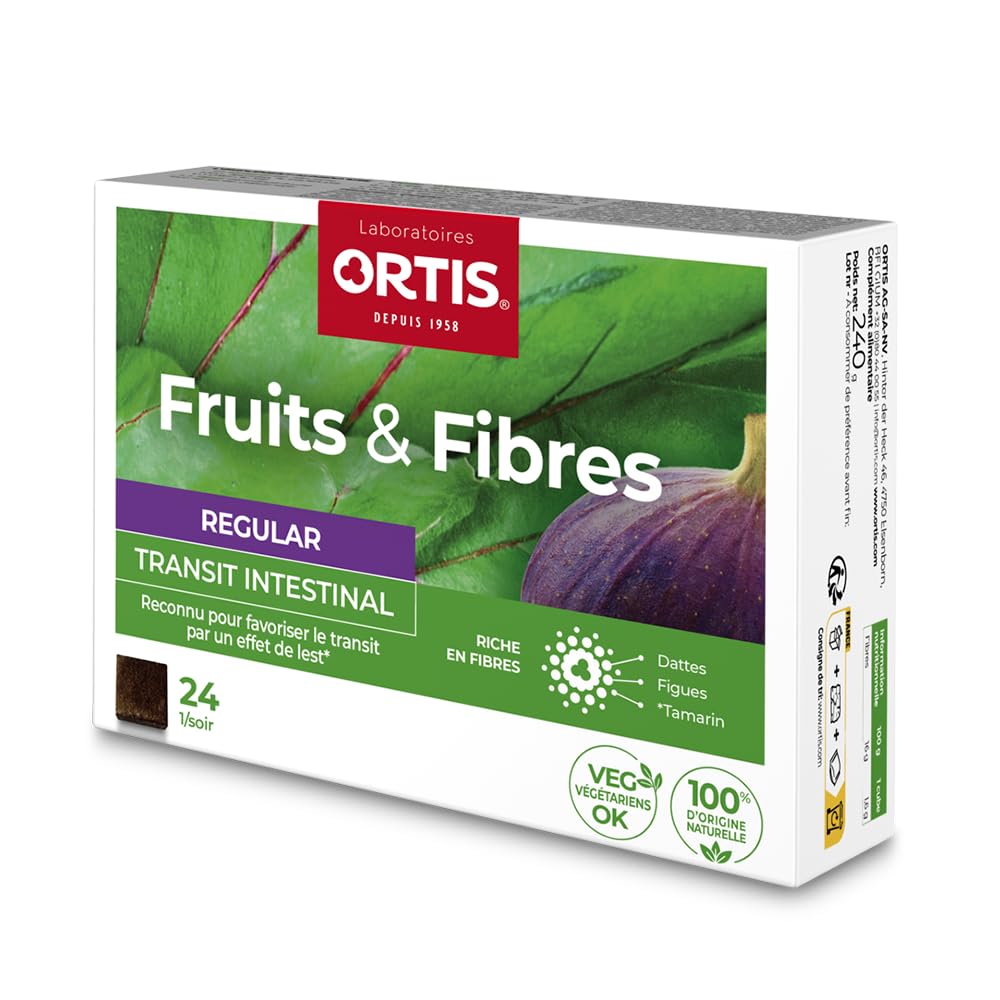 Fruits et fibres Ortis Régulier 24 Cubes