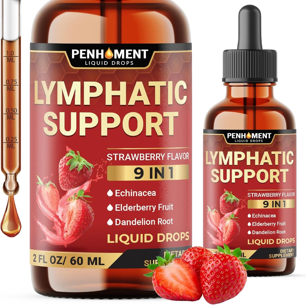 9in1 Lymfatische Drainage Drops Supplement - Echinacea 