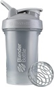 BlenderBattle Classic V2 Shaker Bottle Perfect voor eiwitshakes en pre-workout, 20-ounce, Pebble Grey