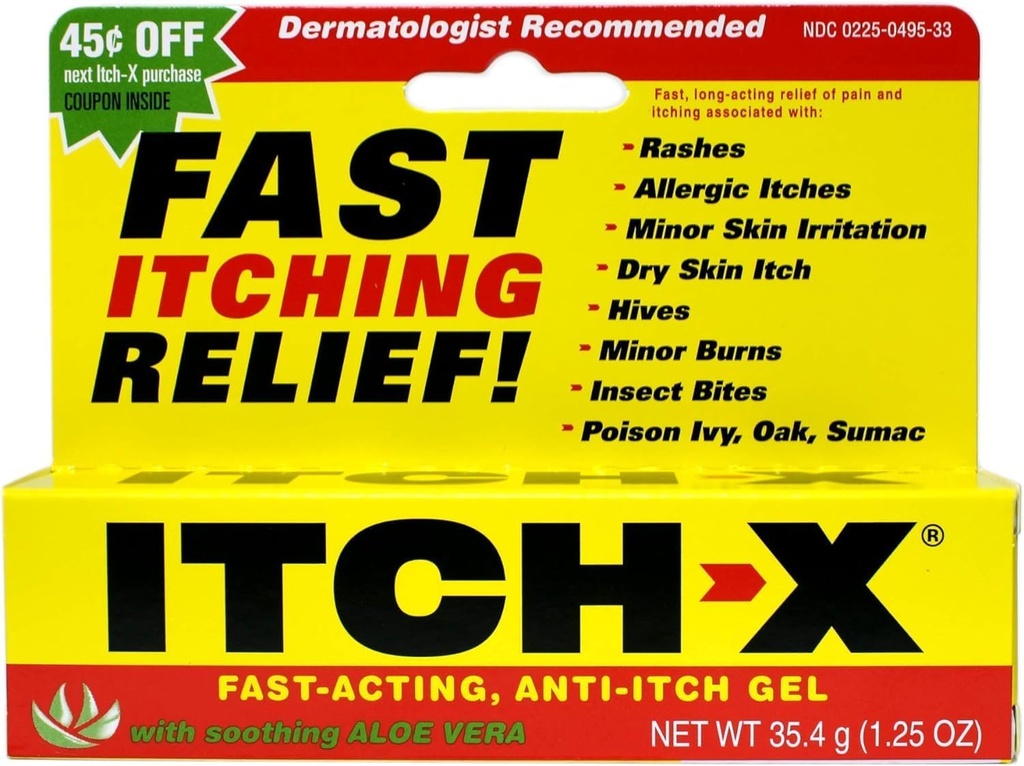 788802 Tube Anti-Itch Itch X Gel 1,25oz Hoeveelheid van 1 eenheid door Ascher, B.F. & ...