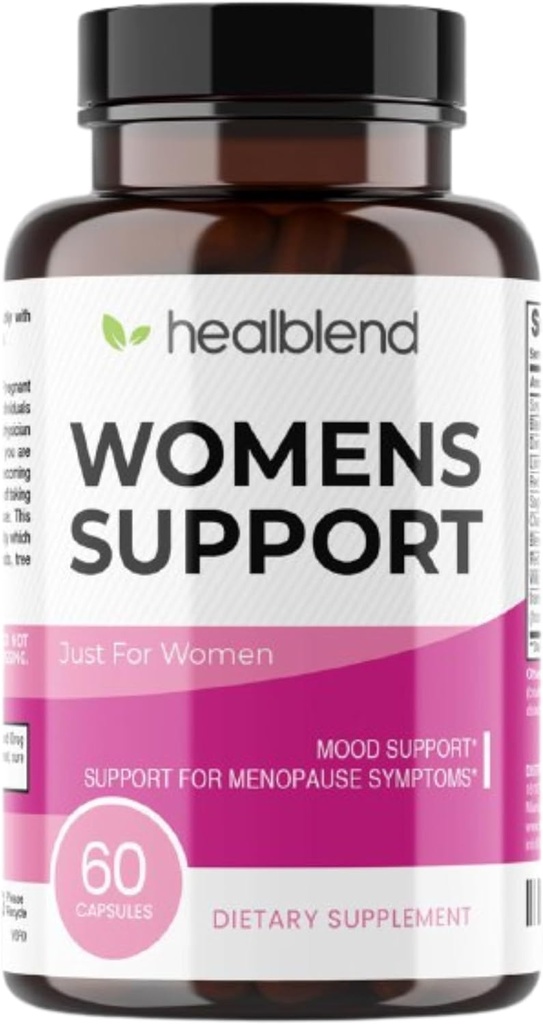 Vrouwen Ondersteuning Complex Geavanceerde Formule - Vrouwelijke Ondersteuning Supplement voor Hot Flashes, Nacht Sweats, Symptomen van Perimenopause en Menopauze - Hormone verordening Natuurlijk - 60 Capsules