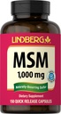 Lindberg MSM Capsules 1000mg 150 Pillen Supplement voor Vrouwen en Mannen