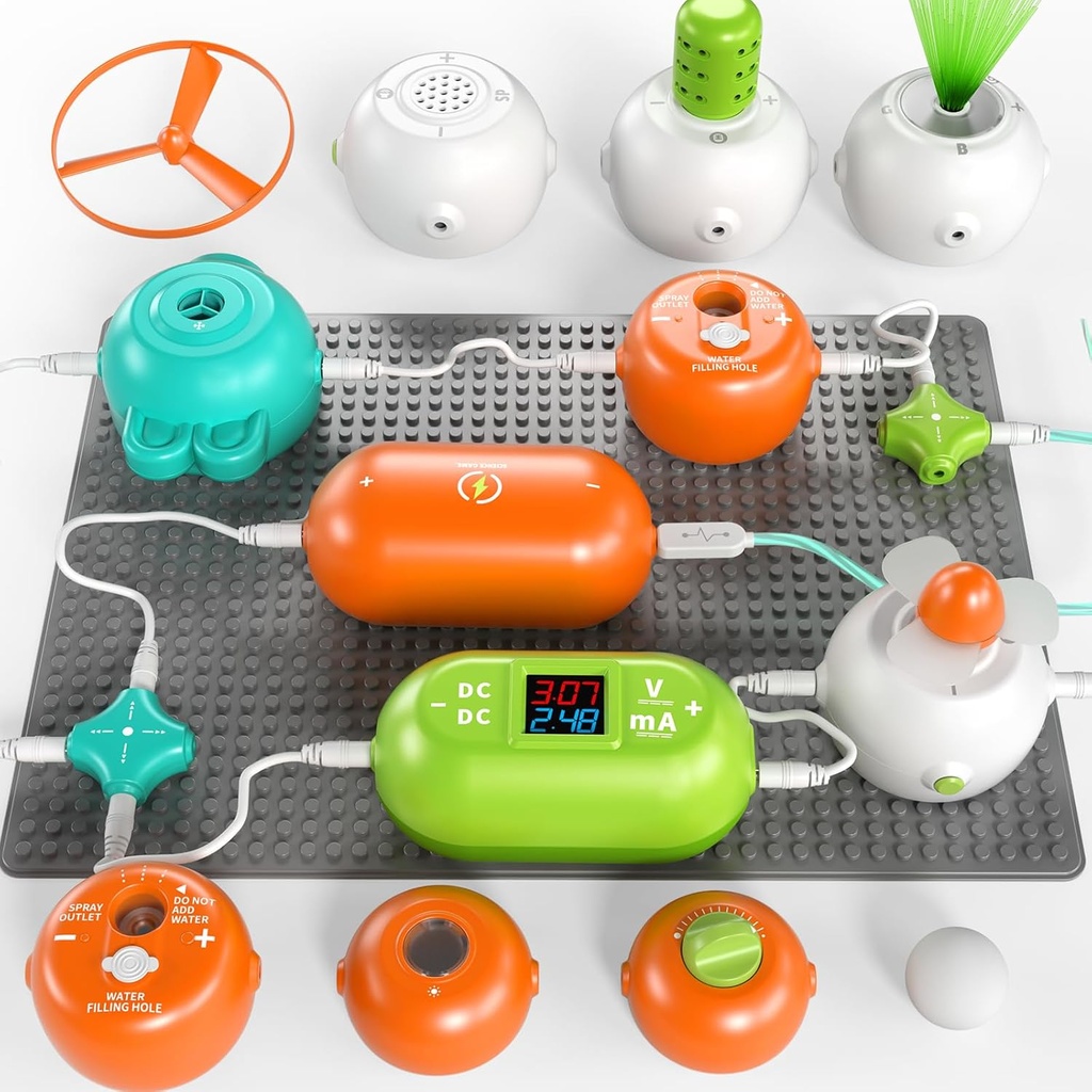 Circuits SNAEN pour les enfants 4-8 8-12 - Kits scientifiques pour les enfants 5-7 8-10, Plus de 300 projets, 31 pièces, électronique Exploration Cadeaux éducatifs pour les enfants de filles 3 4 5 6 7 8 9 10 11 12