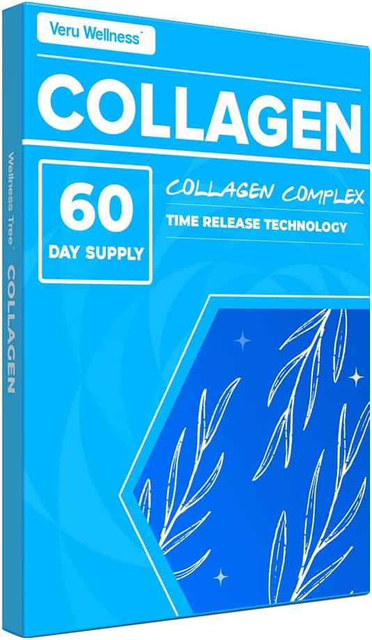 Veru Wellness Collageen Booster Patch - 60 dagen - Gemakkelijk te gebruiken - Ondersteuning huid, gewrichts, haar en nagels