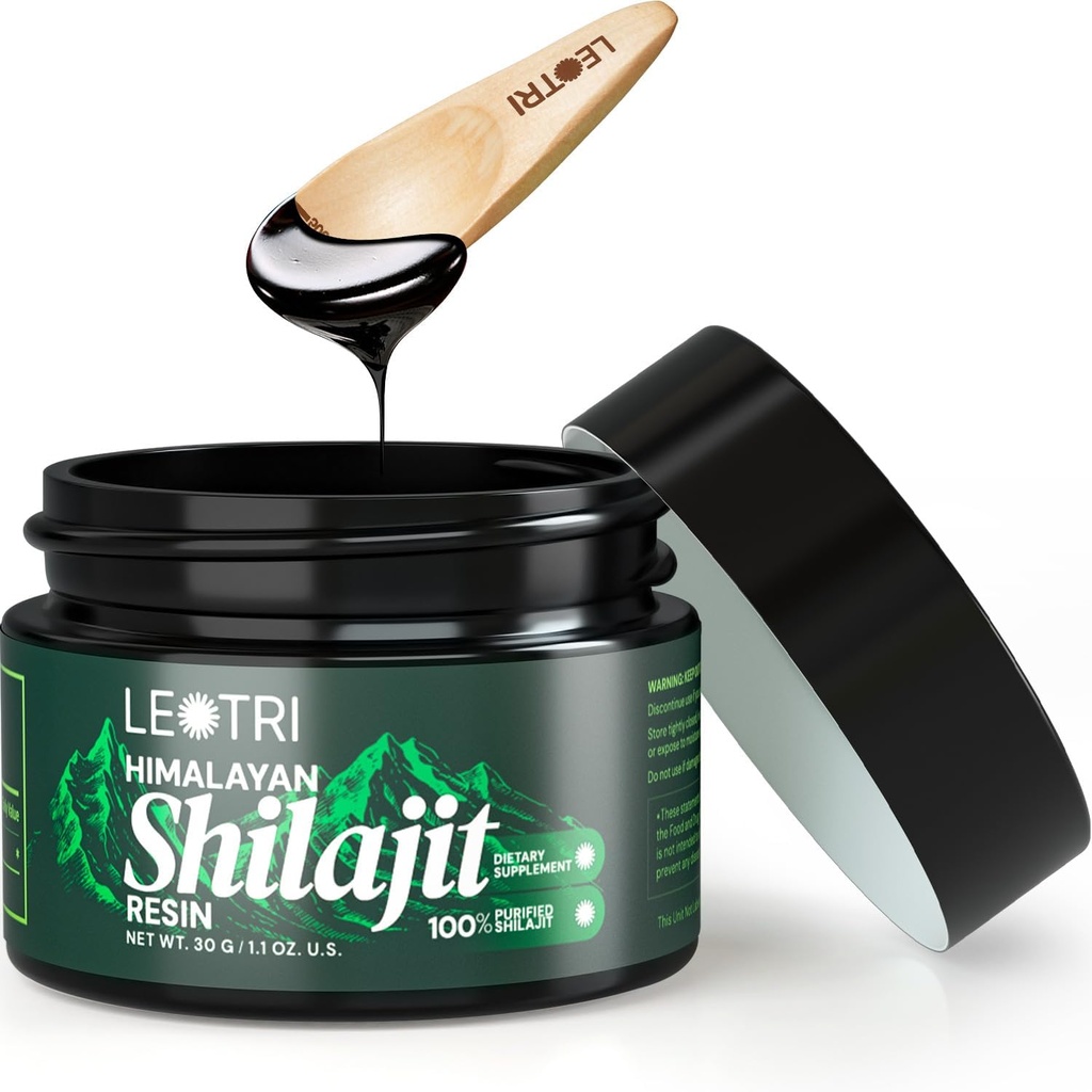 Shilajit Resin Pure Himalaya Organic: Authentic Fulvic Acid with Trace Minerals - Natural Himalaya Shilajit Resin for Men and Women's Energy Immune Support (Blackish-Brown)